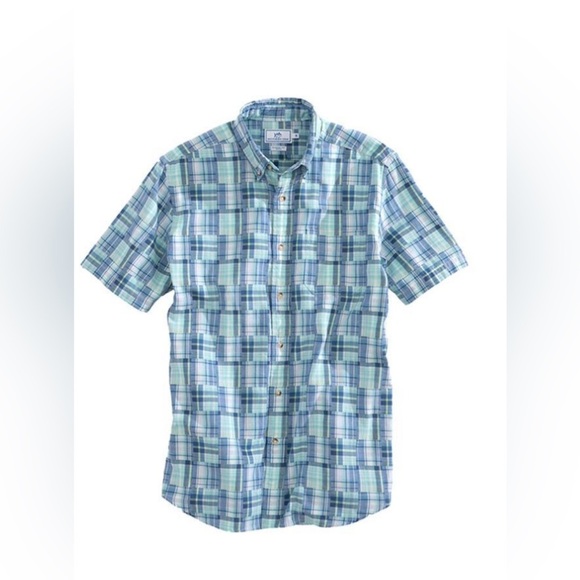 SOUTHERN TIDE | mens Maho Bay Plaid Shirt Size: L - Picture 4 of 15